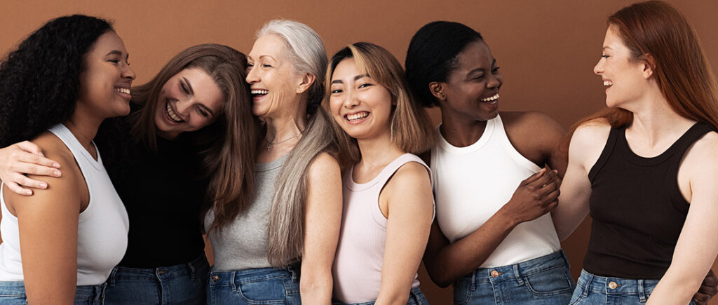 Diverse women representing all skin tones - Philosophy of Beauty clients